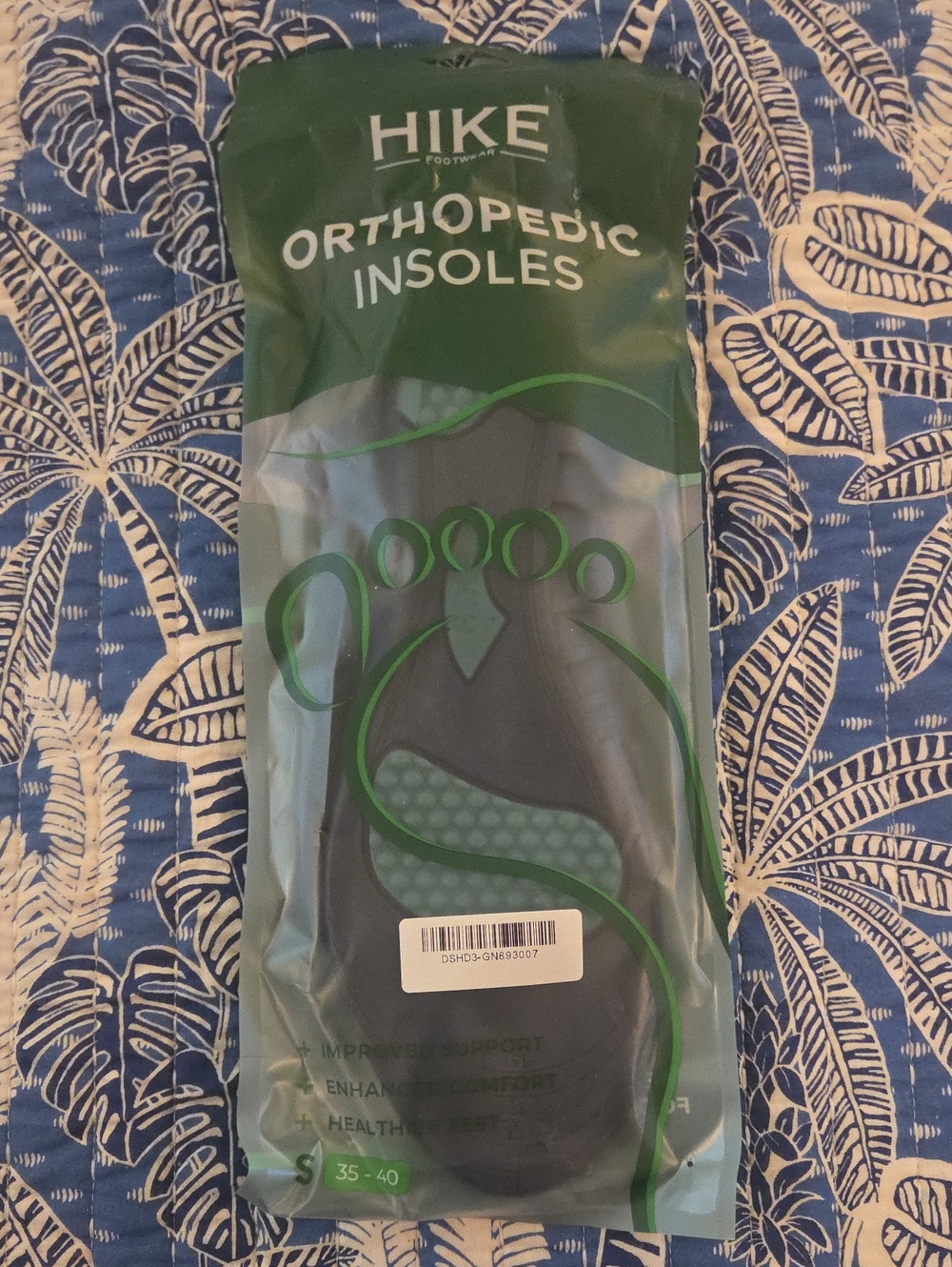 HIKE Orthopedic Insoles - Black